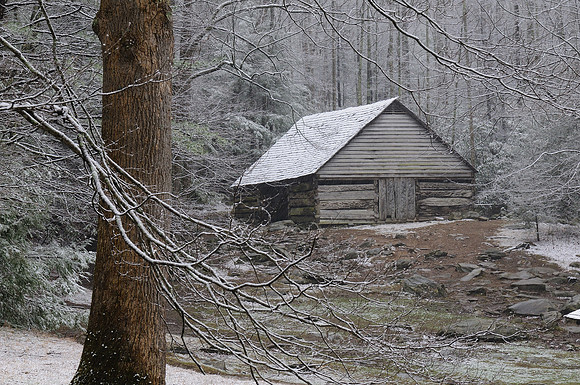 Ogle Farm in Snow